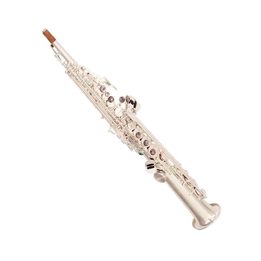 サックス本体 シルバー マウスピース付き